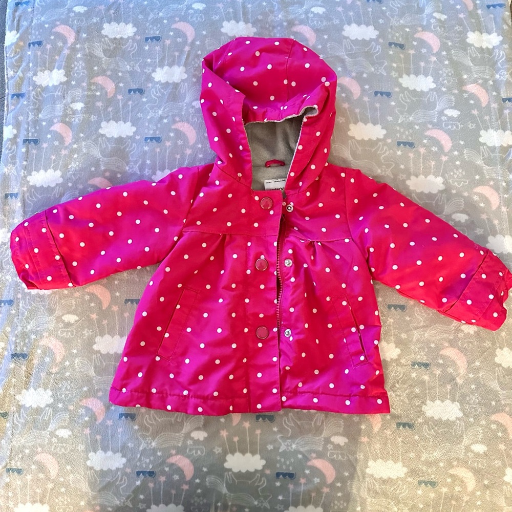 Carters Polka Dot Raincoat